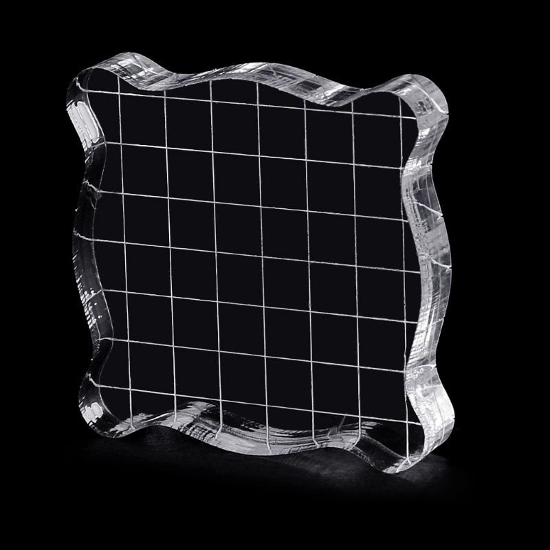 Khối Nhựa Acrylic Trong Suốt In Hình Trang Trí Sổ Tay Thủ Công