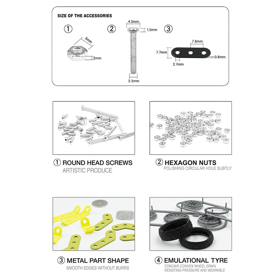 Bộ 120 Mảnh Lắp Ráp Mô Hình Xe Hơi Sáng Tạo Cho Bé