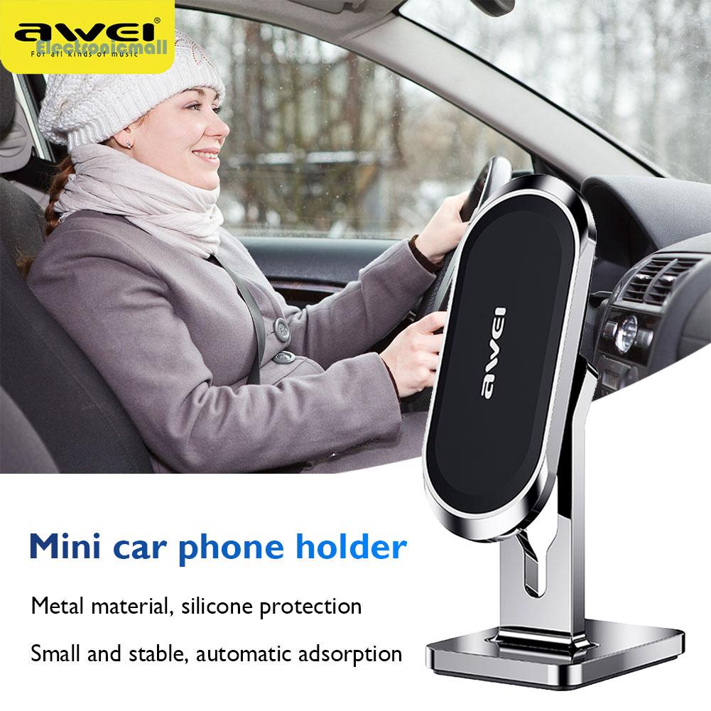 AWEI Giá Đỡ Điện Thoại / Gps Trên Xe Hơi Xoay 360 Độ Tiện Dụng Kèm Phụ Kiện | BigBuy360 - bigbuy360.vn