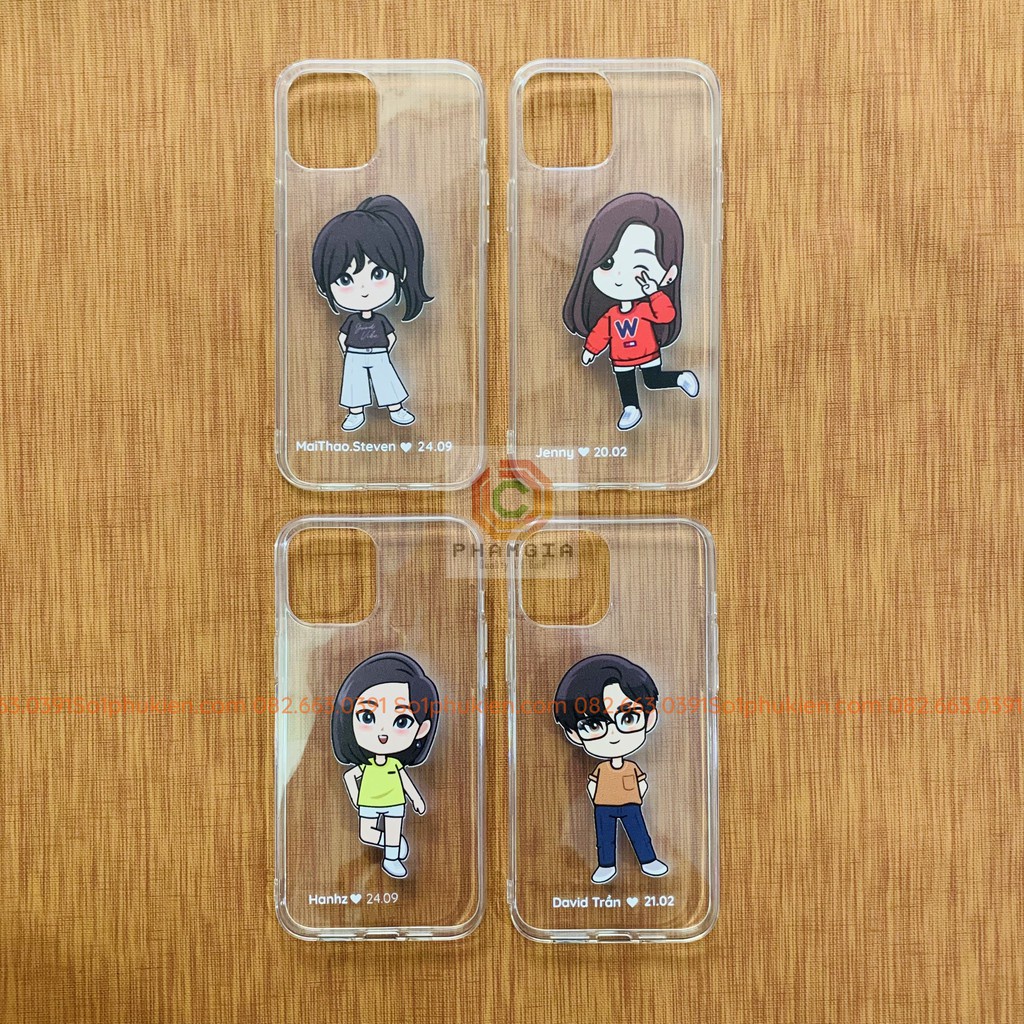 ỐP LƯNG IN HÌNH CHIBI CHO CÁC DÒNG IPHONE 4/4s,5/5s/5c,6,6s/6p,6sp/7,8/7p,8p/x/xr/xsmax/11/11pro/11promax