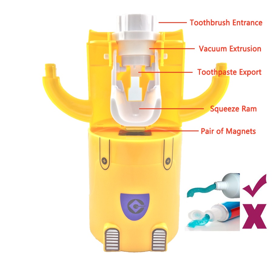 Dụng Cụ Nặn Tuýp Kem Đánh Răng Tự Động