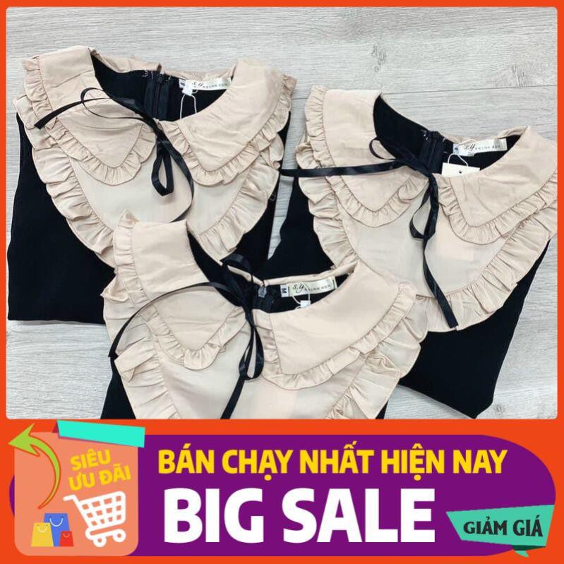 BÁN CHẠY NHẤT Áo sơ mi cổ sen bèo nơ hàng đẹp