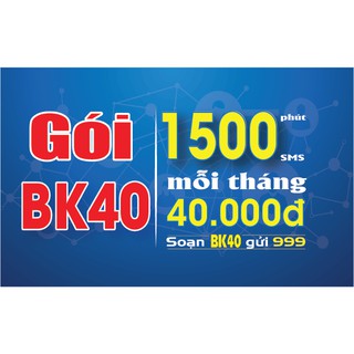 Sim Mobifone bk40 Miễn phí Gọi Và SMS - Sim Mobi 4G -  Sim  tin nhắn miễn phí  - Sim Tạo TK Online MMo