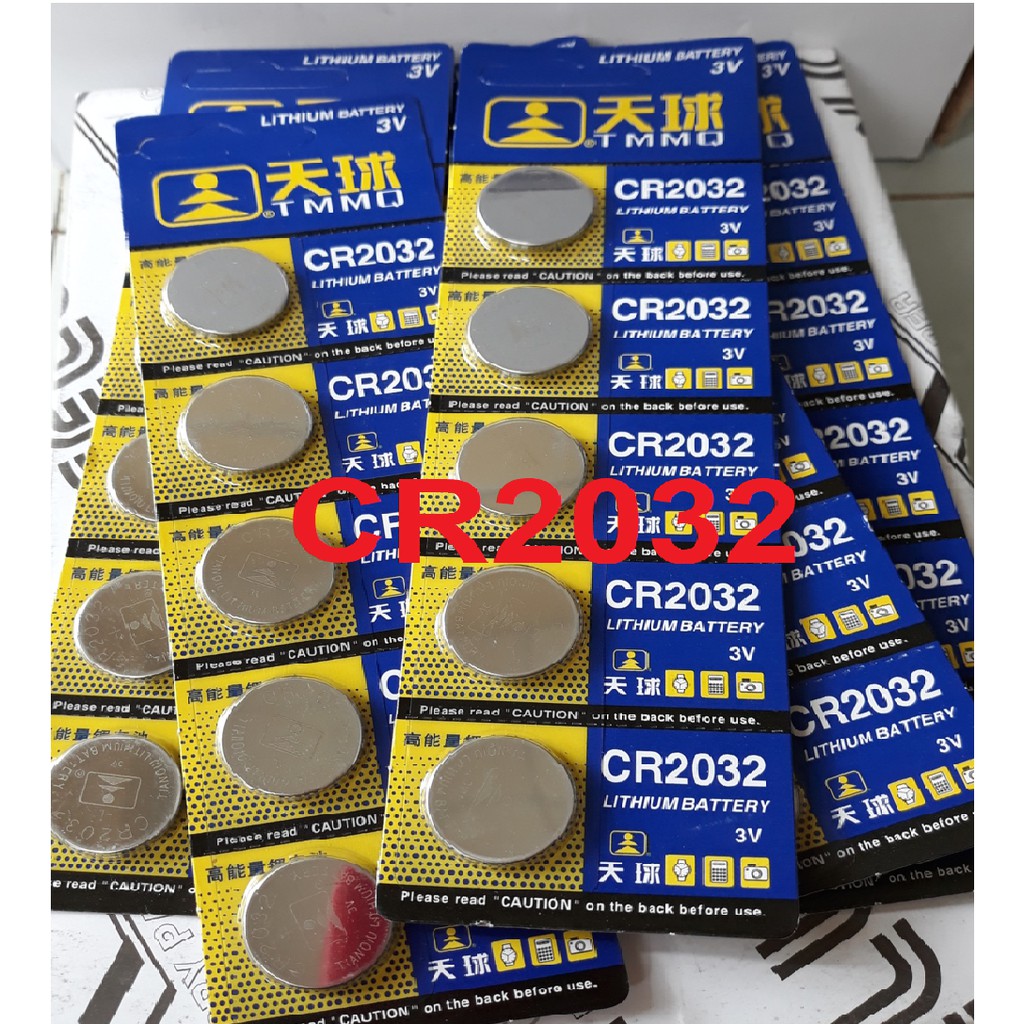 Vỉ 5 viên pin CMOS CR2032 Lithium Battery 3V | BigBuy360 - bigbuy360.vn