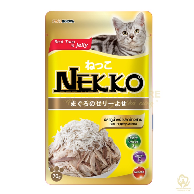 COMBO 6 GÓI pate Nekko cho mèo trưởng thành trên 1 tuổi