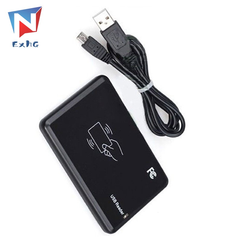 ExhG❤❤❤High quality 1 Pcs 125Khz USB RFID Smart Card Reader Portable Contactless Proximity Sensor EM4100 @VN