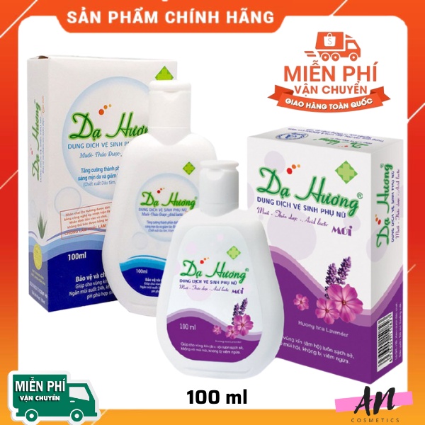 Dung dịch Dạ Hương vệ sinh phụ nữ 100ml hương lavender / lô hội