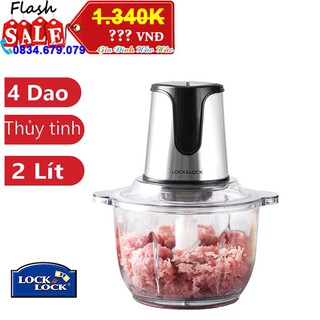 Máy Xay Thịt 2 Lưỡi Dao Kép Lock&Lock EJM171 (2L) - Hàng Chính Hãng