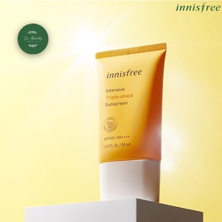 [Chính Hãng 2020] 이니스프리 Kem Chống Nắng Sáng Da Innisfree Intensive Triple Shie Sunscreen SPF50+ Pa++++ 50ml