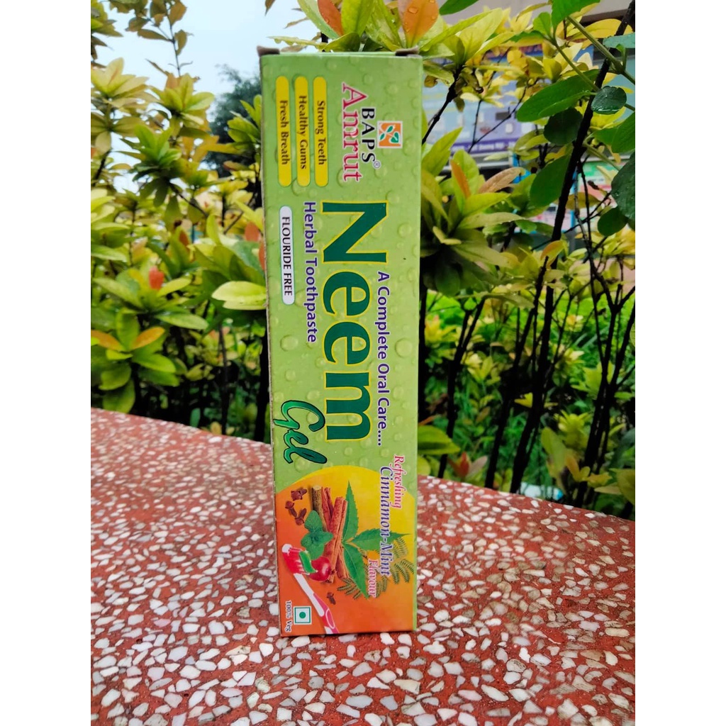 Kem đánh răng hương quế Neem Gel, kem bảo vệ nướu ngừa sâu răng Rasan