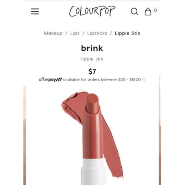 BAO BÌ MỚI [ COLOURPOP ] LIPPIE STIX - BRINK - USA | BigBuy360 - bigbuy360.vn