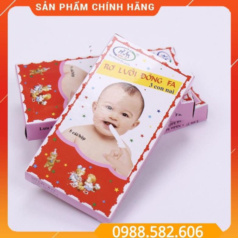 Combo 10 Hộp Gạc/Tưa Lưỡi Đông Fa + 5 Hộp Băng Rốn Đông Fa Cho Bé