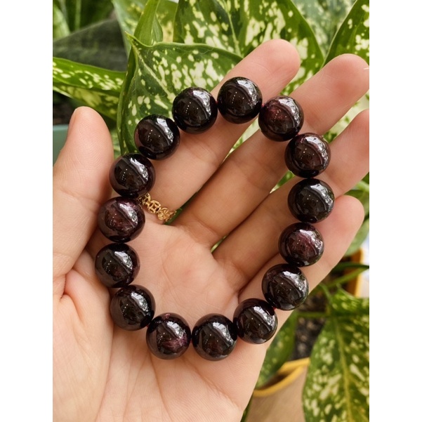 Vòng tay đá Garnet, Vòng tay đá Ngọc Hồng Lựu thiên nhiên, Vòng năng lượng, nâng cao năng lượng, Healing