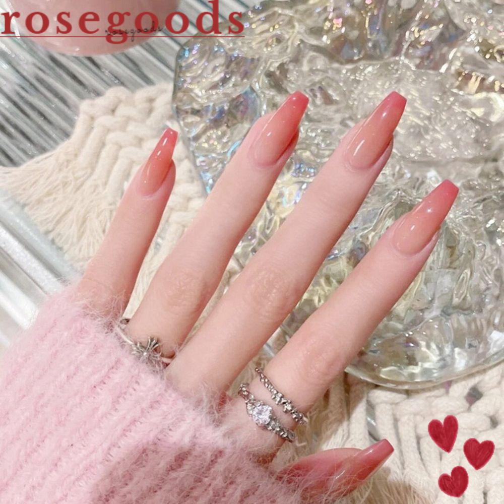 Hộp 24 Móng Tay Giả Che Phủ Toàn Diện Chuyên Dụng