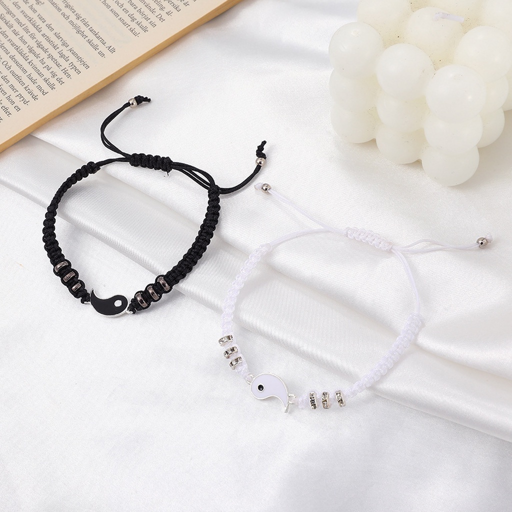 Set 2 Vòng Tay Mặt Trời Và Mặt Trăng Cho Cặp Đôi