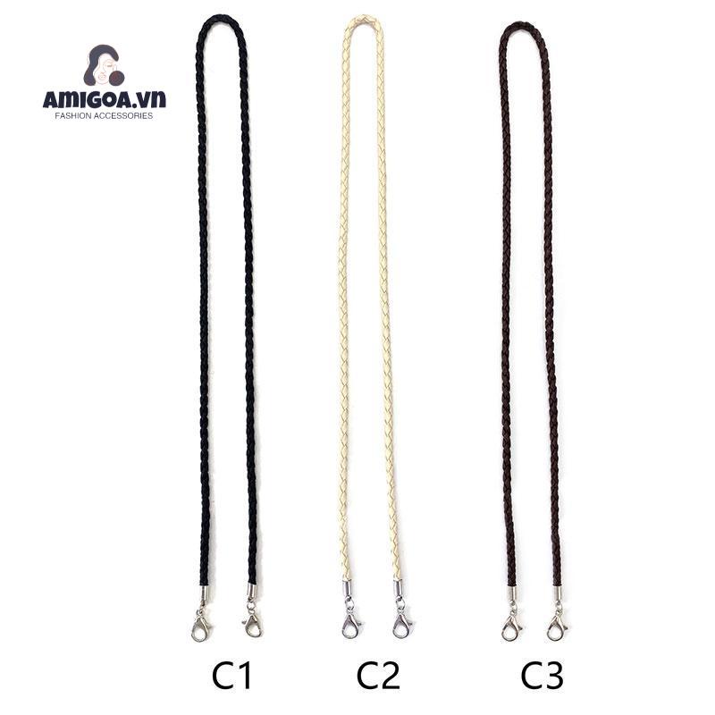 Dây Đeo Khẩu Trang Bằng Da pu Chống Gió Tiện Dụng