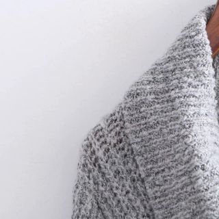 Cardigan len dáng dài