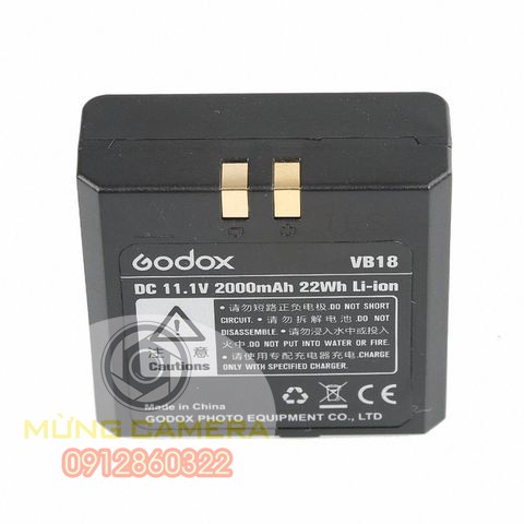 Pin VB18 cho Flash GODOX V860 II chính hãng