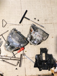 BỢ ĐẦU ĐÈN SATRIA FI RAIDER