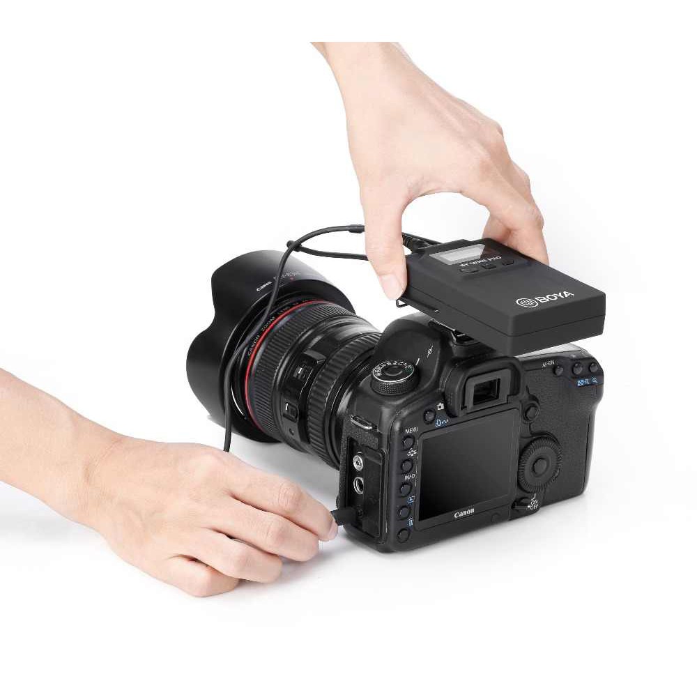 Micro không dây thu âm cho máy ảnh, máy quay | Boya BY-WM8 Pro-K1