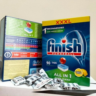 Viên rửa bát (viên lẻ) Finish All in one (dạng viên rời) - Viên Rửa Bát Finish Đức - Dùng cho Máy rửa bát