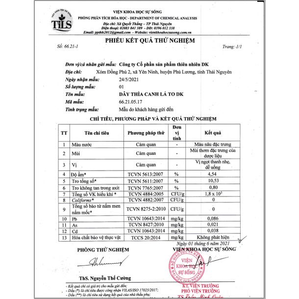 Dây thìa canh lá to Organic, sản phẩm cho người tiểu đường 2 hộp 1 tháng sử dụng