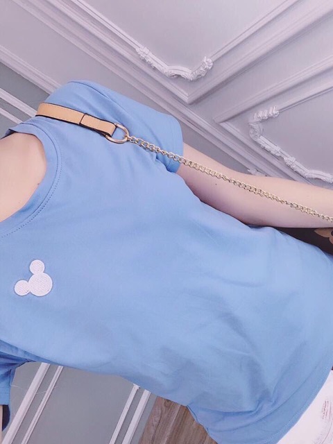 ÁO KIỂU THUN THÁI NỮ TAY NGẮN CỔ TRÒN THÊU GẤU | BigBuy360 - bigbuy360.vn