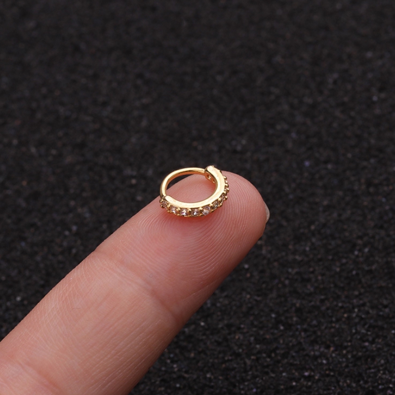 Khuyên mũi/sụn/vành tai vòng xoắn phong cách cá tính 6/8/10mm