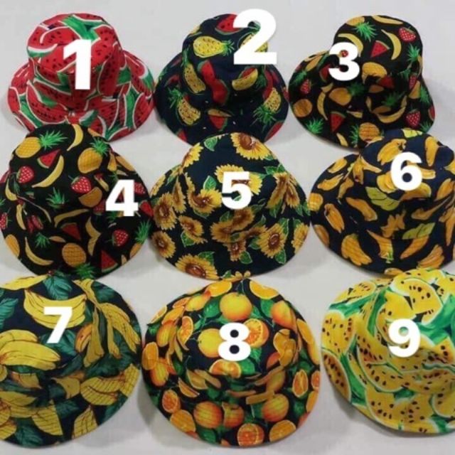Mũ hoa quả