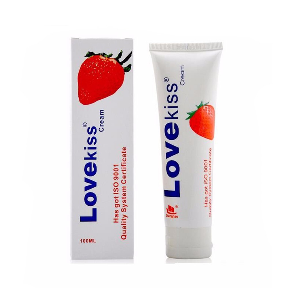 Gel bôi trơn love kiss hương dâu 100ml ngọt ngào quyến rũ như quả dâu chính mọng