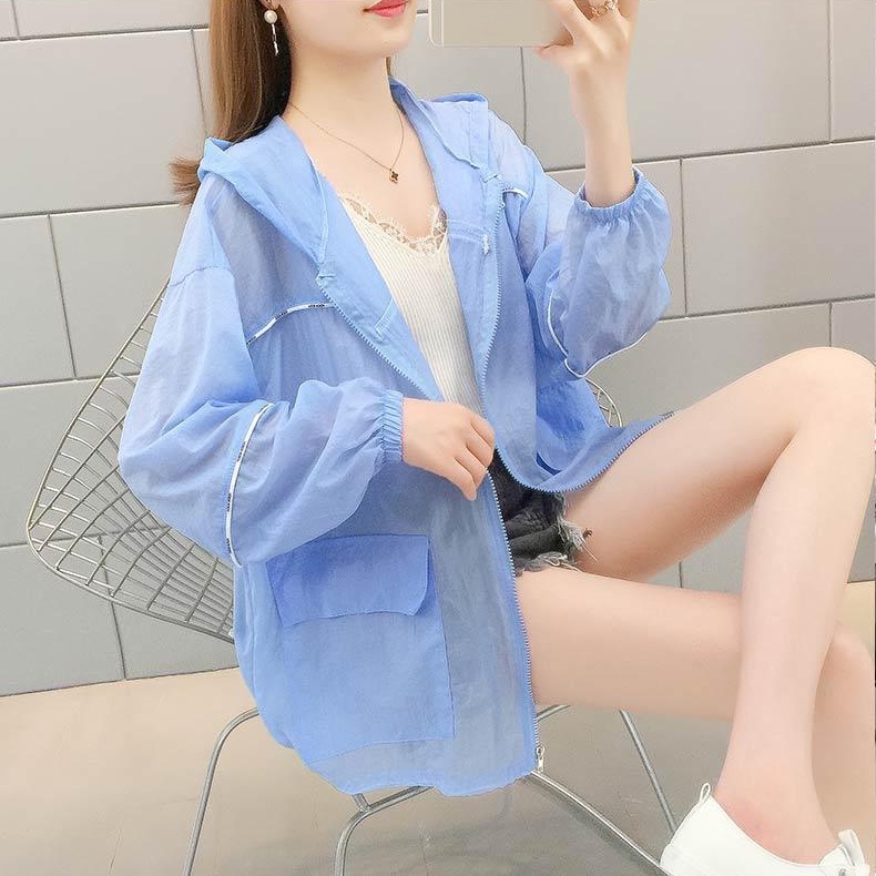 Áo Khoác Cardigan Mỏng Chống Nắng Chống Tia UV Thoáng Khí Thời Trang Mùa Hè Cho Nữ