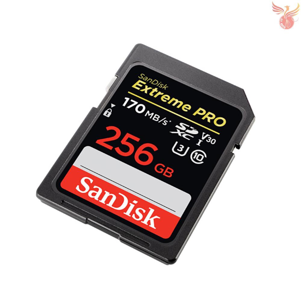 Thẻ nhớ SD SanDisk Extreme Pro SDHC 32GB U3 C10 V30 4K với tốc độ siêu nhanh đọc 95MB / giây và ghi 90MB / giây