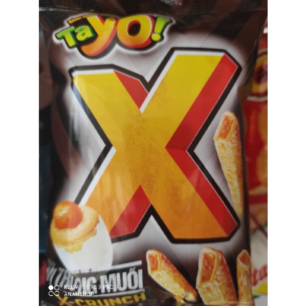 Combo 2 gói bim bim Tayo vị trứng muối gói 28g