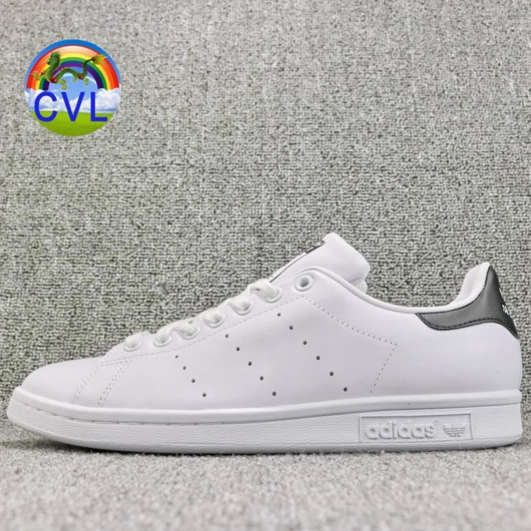 HOT HOT Nhất (Siêu Hot) Giày Adidas Stan Smith Vintage Siêu Đẹp Da Mềm Đen trắng M20323 kẻo hết ) bán chạy .