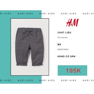 Quần Pants có dây thắt cho bé trai - H&M chính hãng