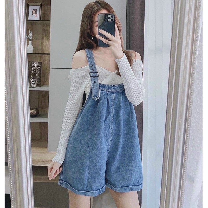 Yếm Short Bò Hàng Quảng Châu JS0012-Violet