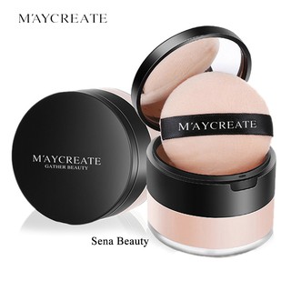 Phấn phủ dạng bột kiềm dầu che khuyết điểm Maycreate 15G Sena Beauty