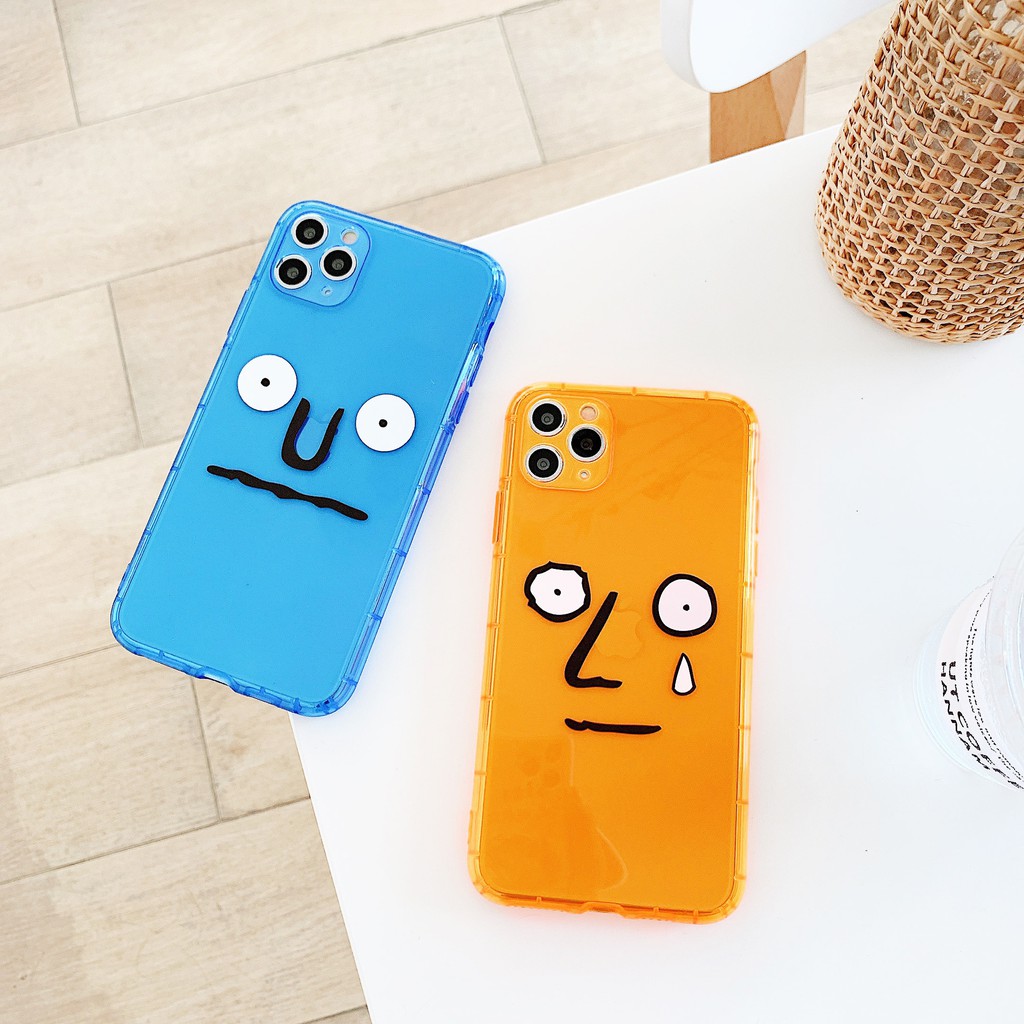 Ốp lưng iphone Face neon dẻo mềm 5/5s/6/6plus/6s/6splus/7/7plus/8/8plus/x/xr/xs/11/12/pro/max/plus/promax | BigBuy360 - bigbuy360.vn