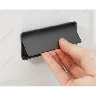 Tay nắm âm cửa tủ xám mờ NK237-X (Màu Xám Mờ)