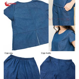 Bộ Hè Nữ 𝐂𝐀𝐑𝐃𝐈𝐍𝐀 Chất Bò Giấy Nhật Bản Cao Cấp