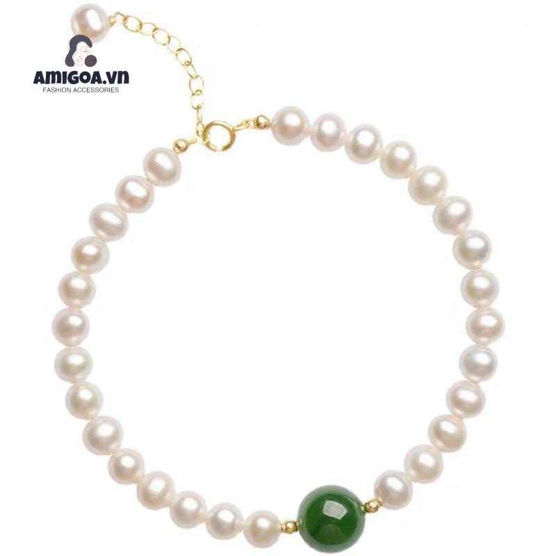 ✨✨Vòng Tay Đính Hạt Ngọc Trai Cao Cấp Dành Cho Nữ