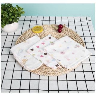 Set 10 khăn xô sữa in hoa xuất nhật mềm mại cho bé