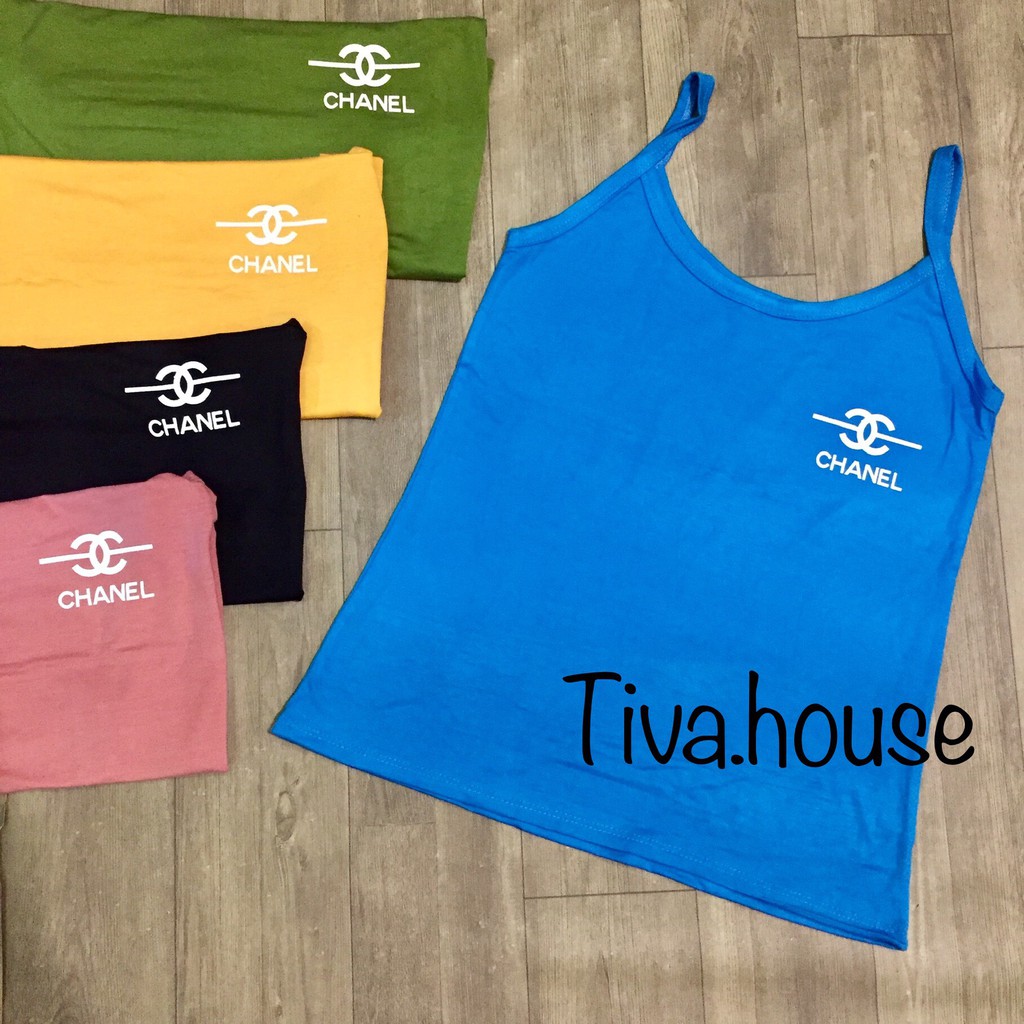 Áo thun 2 dây chữCha co dãn tốt