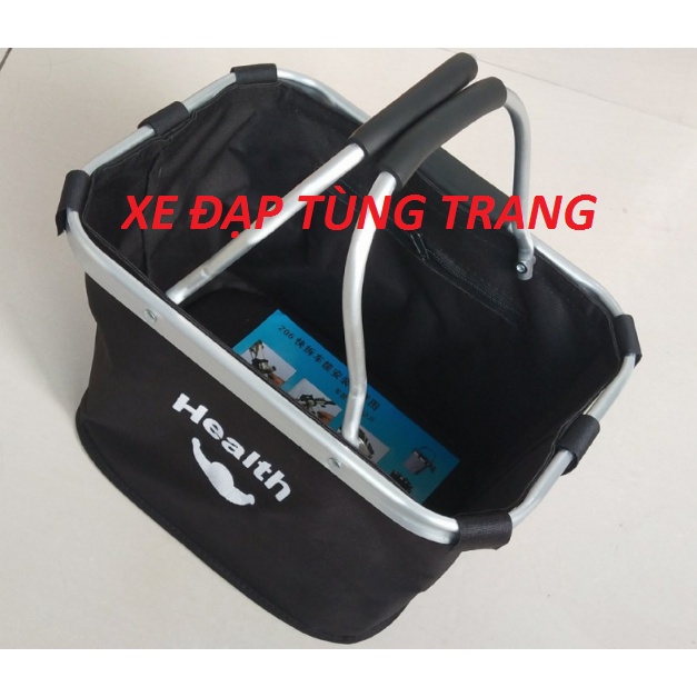 Giỏ xe đạp tiện ích / rỏ xe đạp thể thao đa năng vải dù .