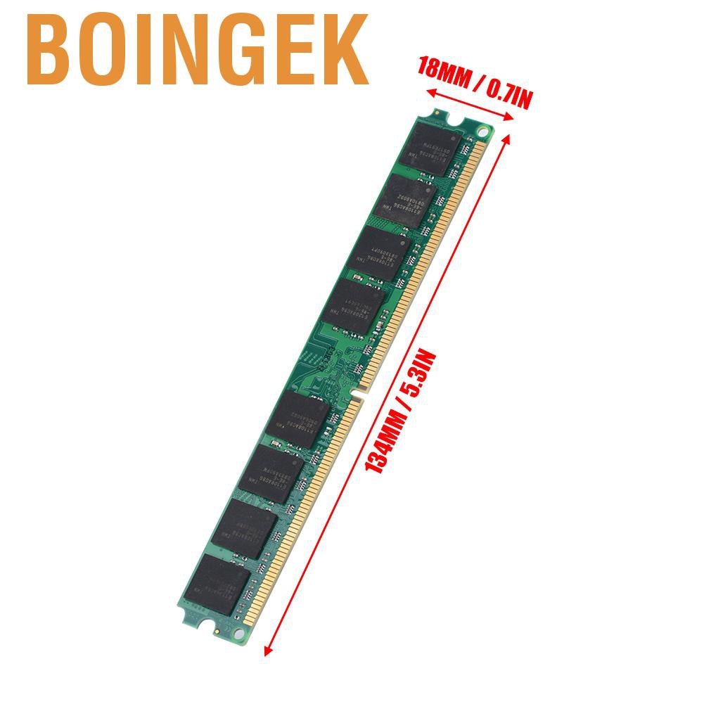 Bảng Mạch Bộ Nhớ Ram 240pin Boingek 2gb Ddr2 667mhz Pc2-5300 Cho Intel / Amd | BigBuy360 - bigbuy360.vn