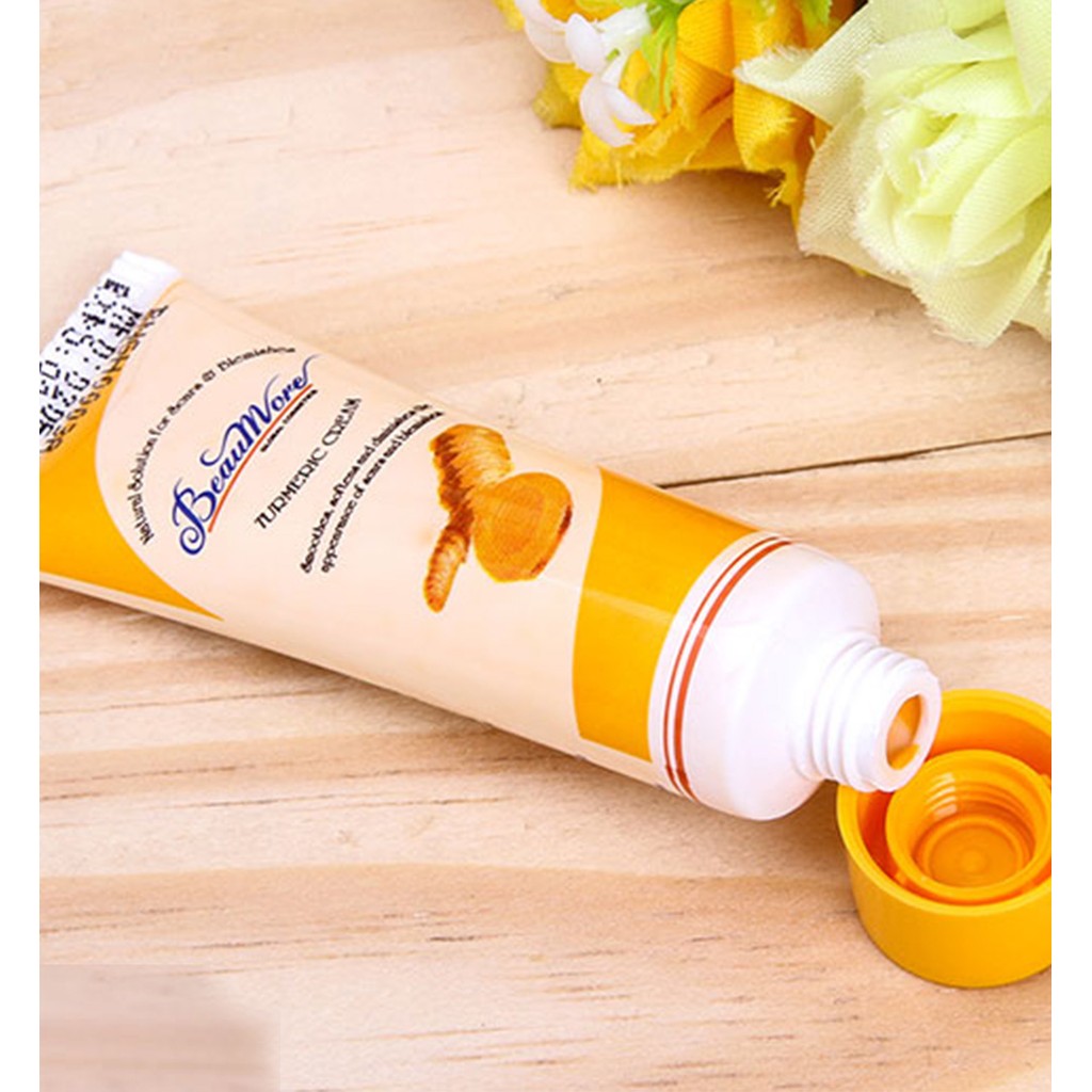 Kem nghệ ngăn mụn và sẹo thâm Beaumore turmetic cream 40g | Shopee Việt Nam