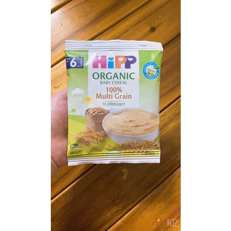 Bột ăn dặm cho bé HiPP Organic - Bột ngũ cốc tổng hợp hữu cơ 100% , hộp 2 gói dùng thử [22g 1 Gói]