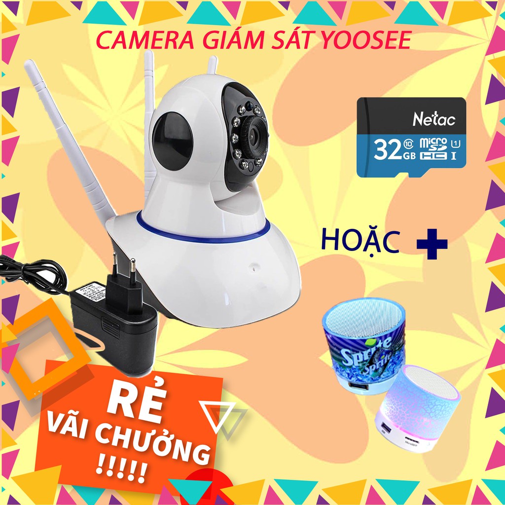 Camera giám sát | CAMERA WIFI GIÁM SÁT YOOSEE 3 RÂU CAO CẤP 2.0 | Full HD 1080P - 2MPX - NEW | BigBuy360 - bigbuy360.vn