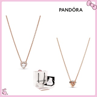 Pandora vòng cổ mặt hình trái tim lấp lánh làm quà tặng sinh nhật cho bạn gái