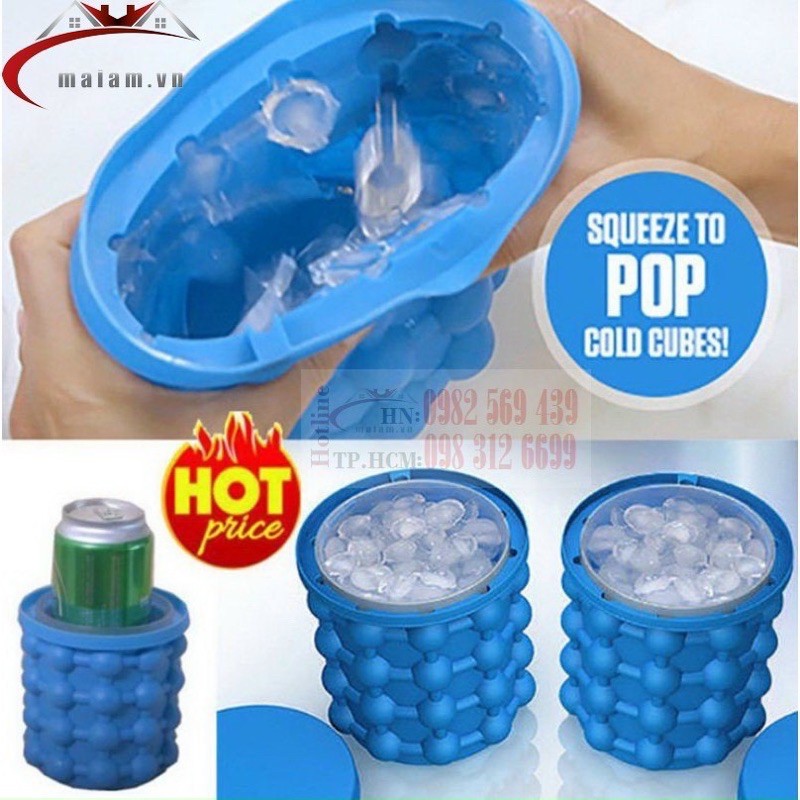 CỐC LÀM ĐÁ VIÊN LẠNH MINI THÔNG MỊN ICE GENIE